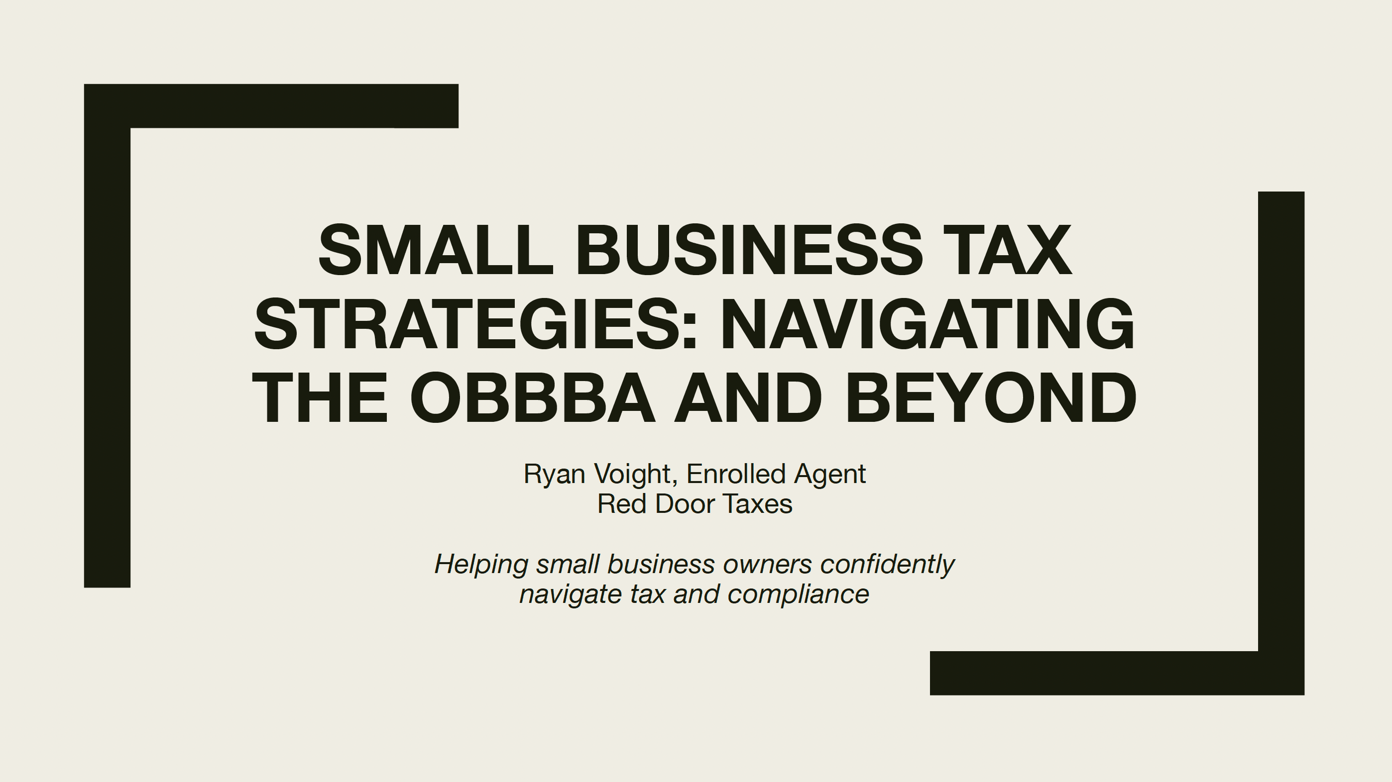 Cover of the Small Business Tax Strategies guide